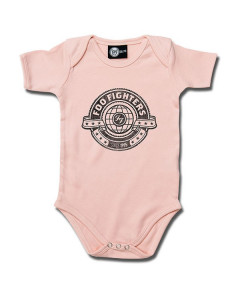 Foo Fighters baby body Logo Pink | Metal Kids and Baby collection
